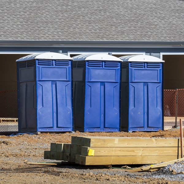 can i customize the exterior of the portable restrooms with my event logo or branding in Caro MI